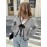Plus Size - Women'S Plus Size V-Neck Cardigan - Soft, Cozy, and Stylish with Contrast Bow Detail, Long Sleeve, Button-Up Front, Perfect For Fall/winter, Casual Wear, Casual Wear Cardigan | Vneck Cardig
