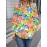 Plus Size Women's 3D All-Over Floral Blouse - Button-Up Collar Long Sleeve Shirt, Soft Light Beige Top for Spring/Autumn, Casual & Dressy Wear, Machine Washable Comfortable Fit for Year-Round (Elegant Special Line Collection)